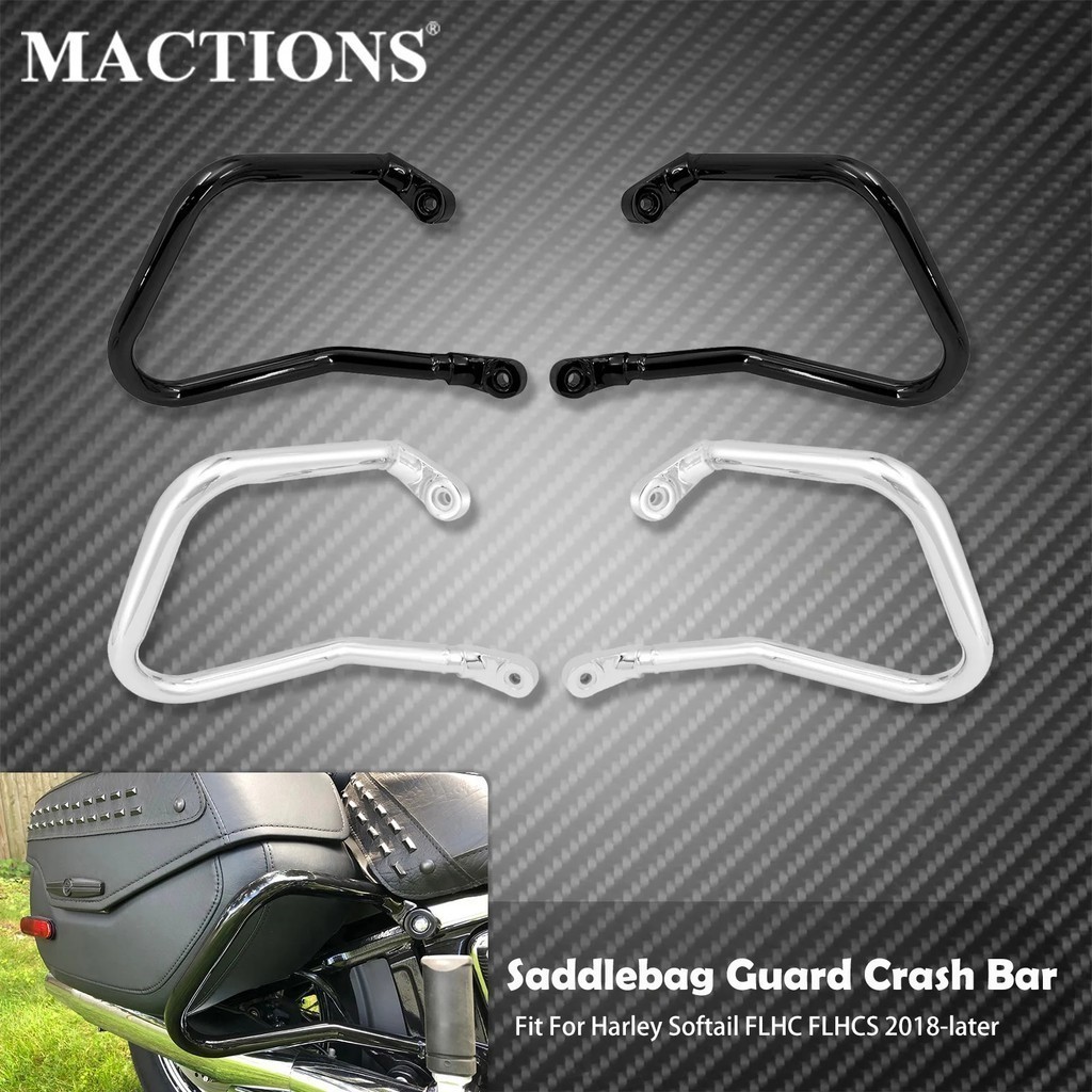 thumbnail image 2 of TCMT 7/8" Saddlebag Guard Crash Bars For Harley Touring Street Glide 2014-2024 (Black) 2 of 6