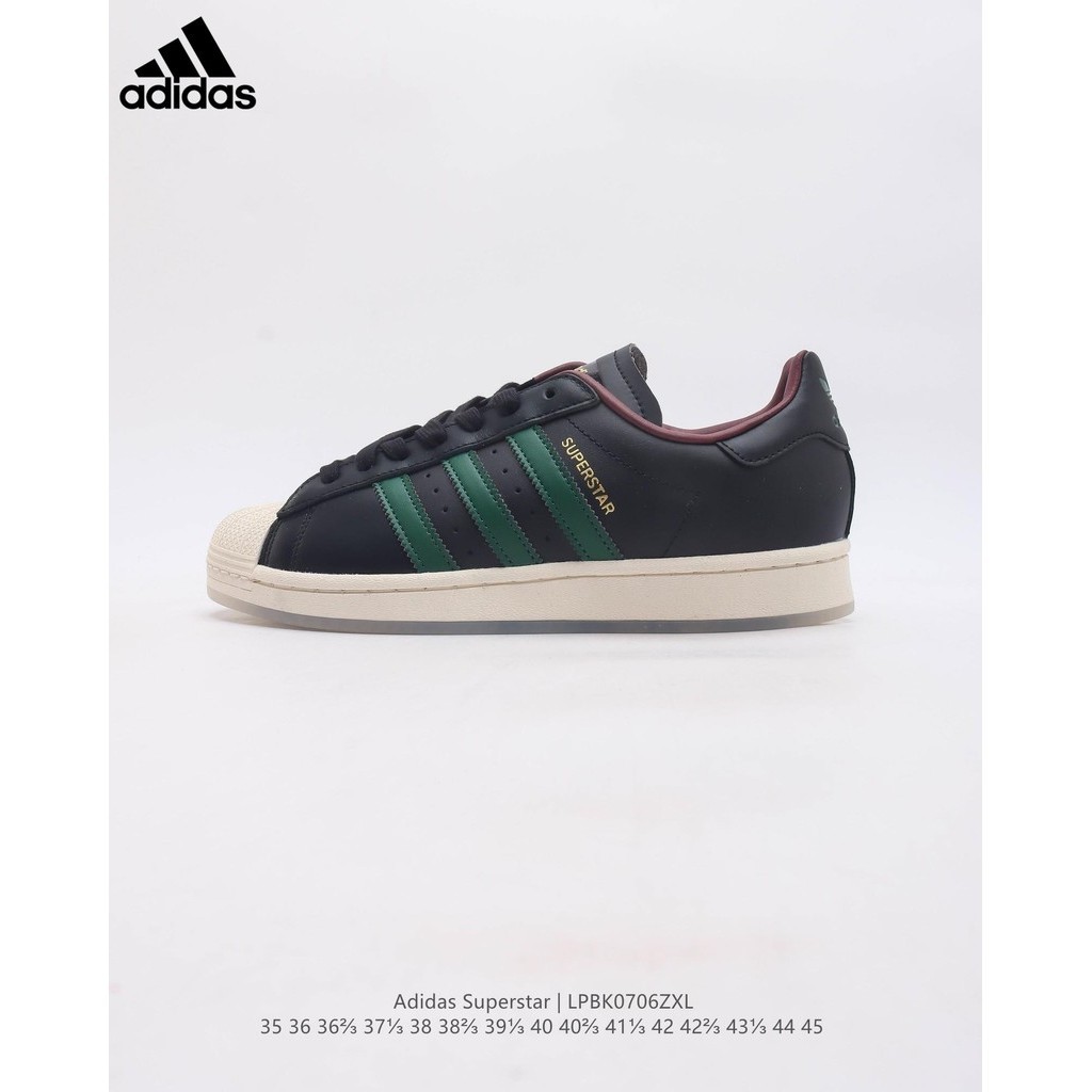 Adidas Originals Superstar SailGreenLace Low Top Sneakers Classic Versatile Style Shopee Thailand