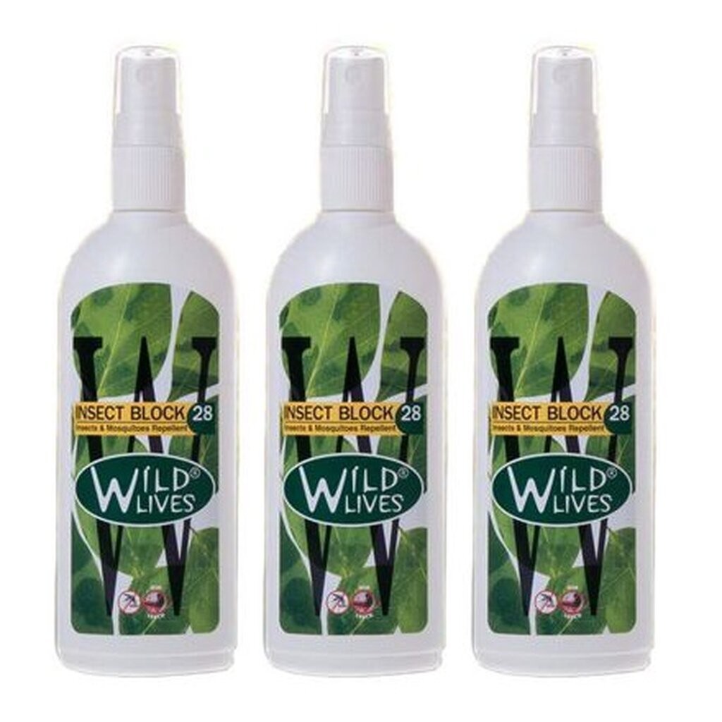 Insect Block Wild Lives Insect Block Deet28 สเปรย์กันยุง กันทาก ...