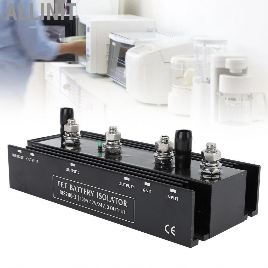 Allinit FET Battery Isolator Aluminium 12V 24V กันน้ำสำหรับรถยนต์ ...
