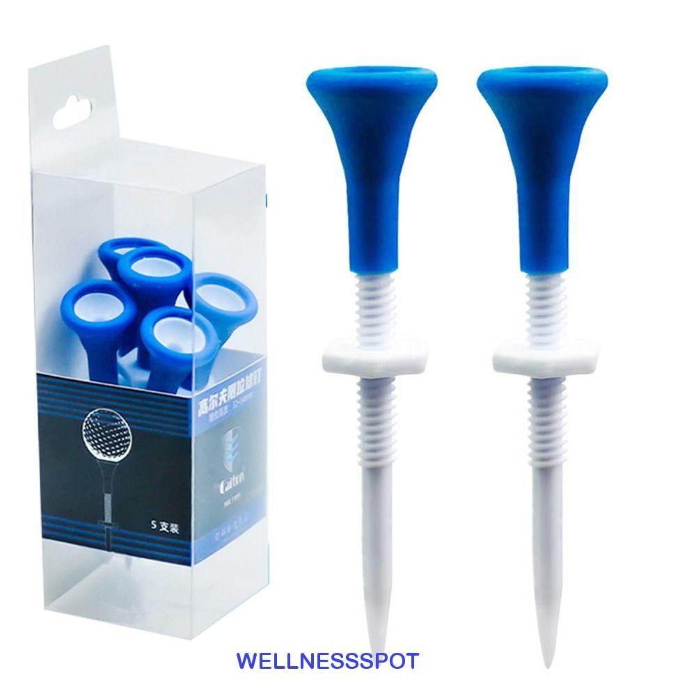 Wellnessspot ที่วางลูกกอล์ฟกีฬากลางแจ้งแรงเสียดทานน้อย 5 ชิ้น/กล่อง ...