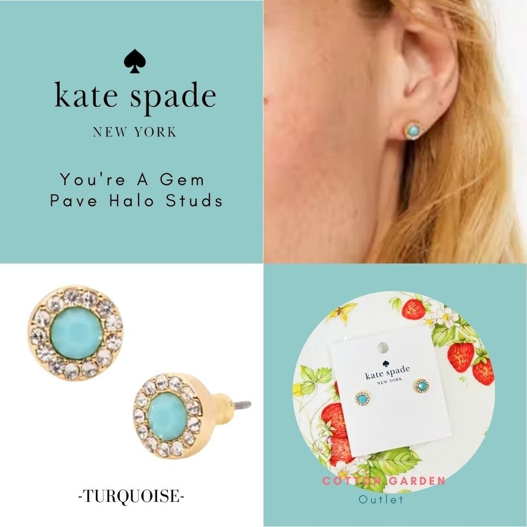 แท้💯🇺🇸ต่างหู เคท สเปด Kate Spade Crystal Earrings Shopee Thailand