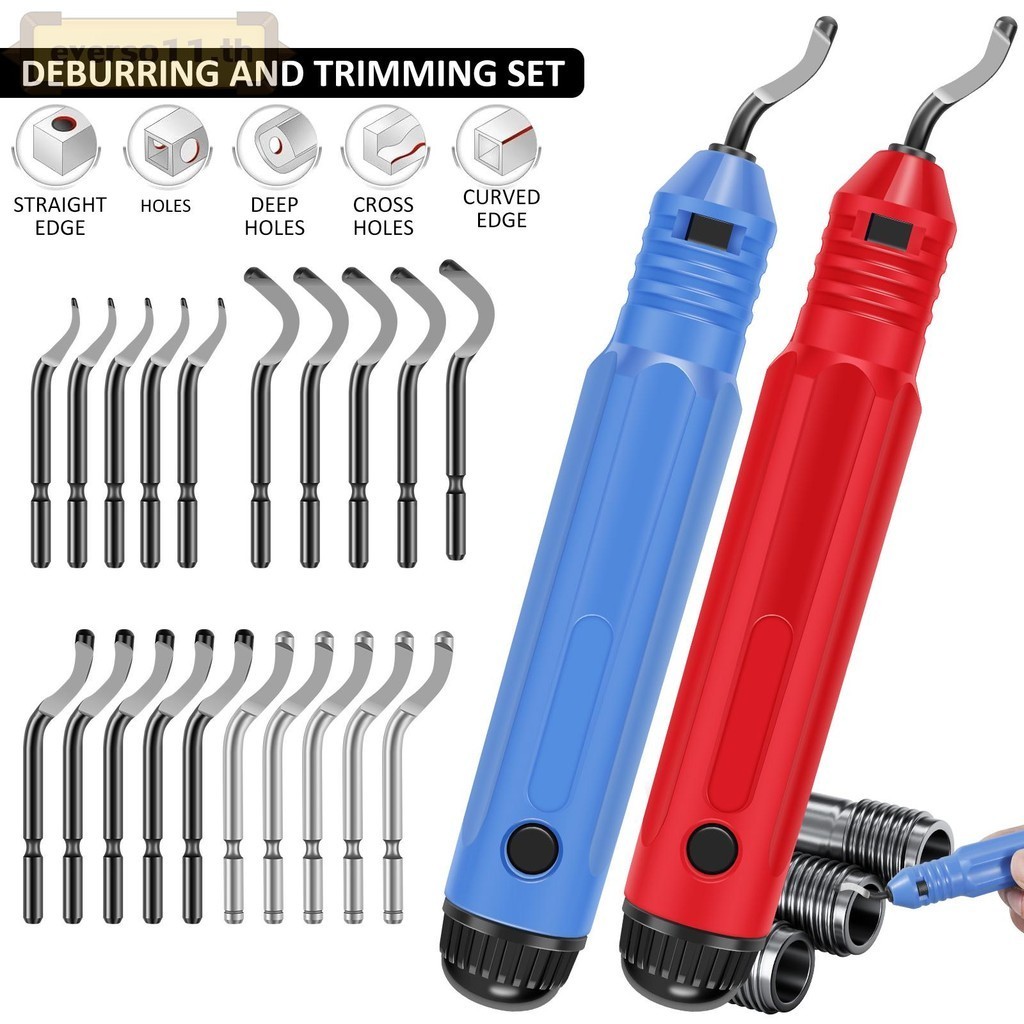 Deburring ชุดเครื ่ องมือ 20 HSS Extra Blades Sharp Burr Removal Tool ...