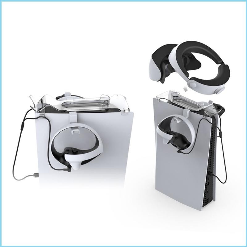 Ezr 2 in 1 PSVR2 Controller Top VR Holder Bracket-พร้อมสายชาร์จ ...
