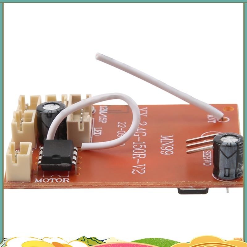 Josenidny Récepteur de circuit imprimé principal 2,4 G pour MN D90 MN98 MN99S MN45 1/12 RC Pièces de rechange Accessoires