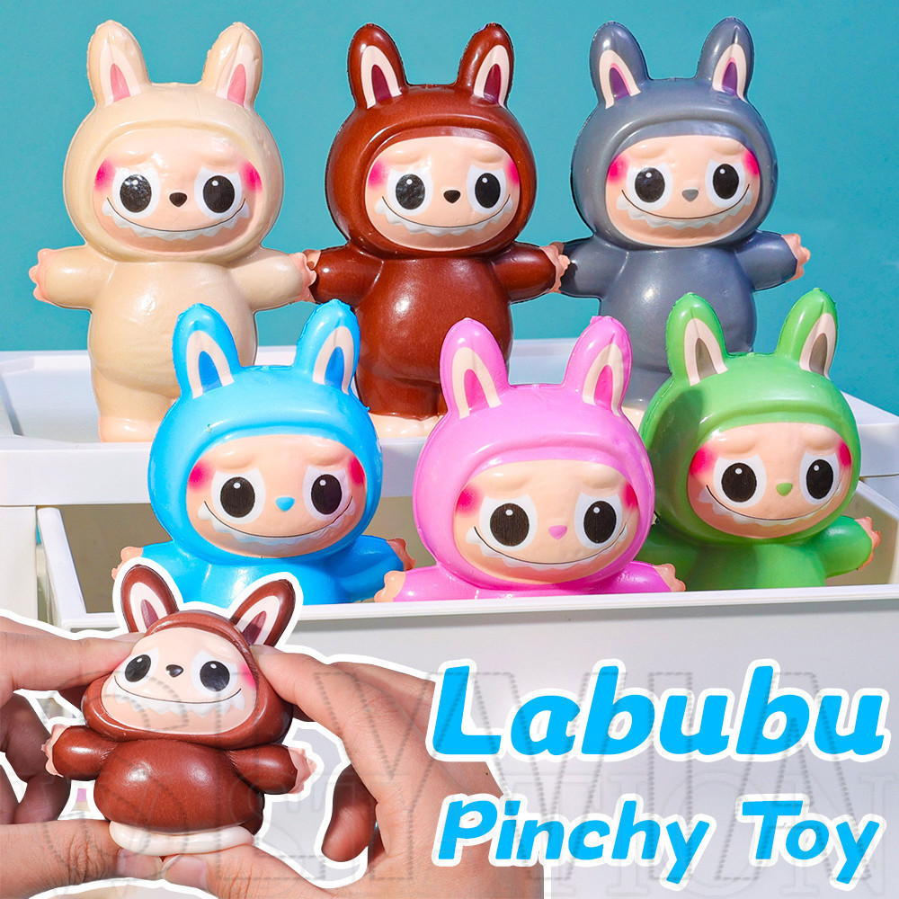 Slxc-labubu Pinch Toy - ของเล่นบีบรีบาวด์ช้า - การ์ตูน น่ารัก สนุก ...