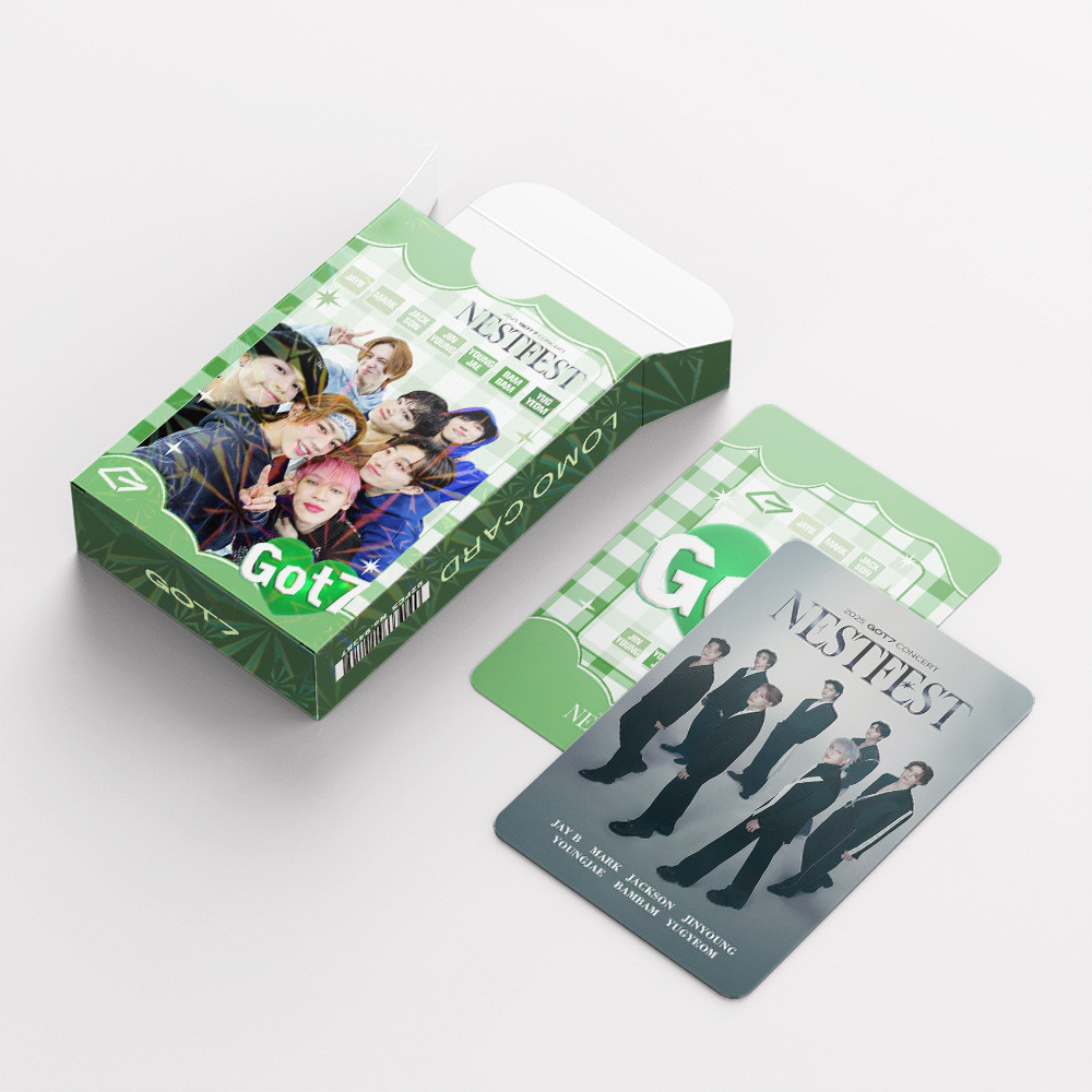 92 ชิ้น/กล่อง GOT7 Nestfest Photocard Lomo Card Concert Collection
