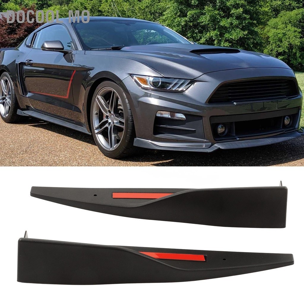 Docool Mo 2pcs ด้านข้างสปอยเลอร์ปีกซ้ายขวาแผง Body Kit สำหรับ Ford ...