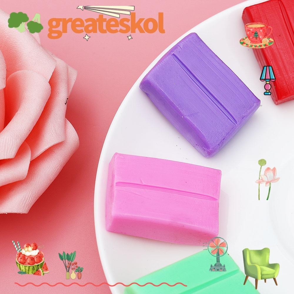 Greateskol 32/24/12/10 คละสีFimo Clay Soft Oven Bake Moulding Sculpey ...