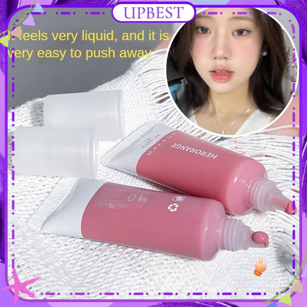 Herorange Monochrome Liquid Blush Matte Natural Rouge สีชมพูสีม่วงสีส้ม ...
