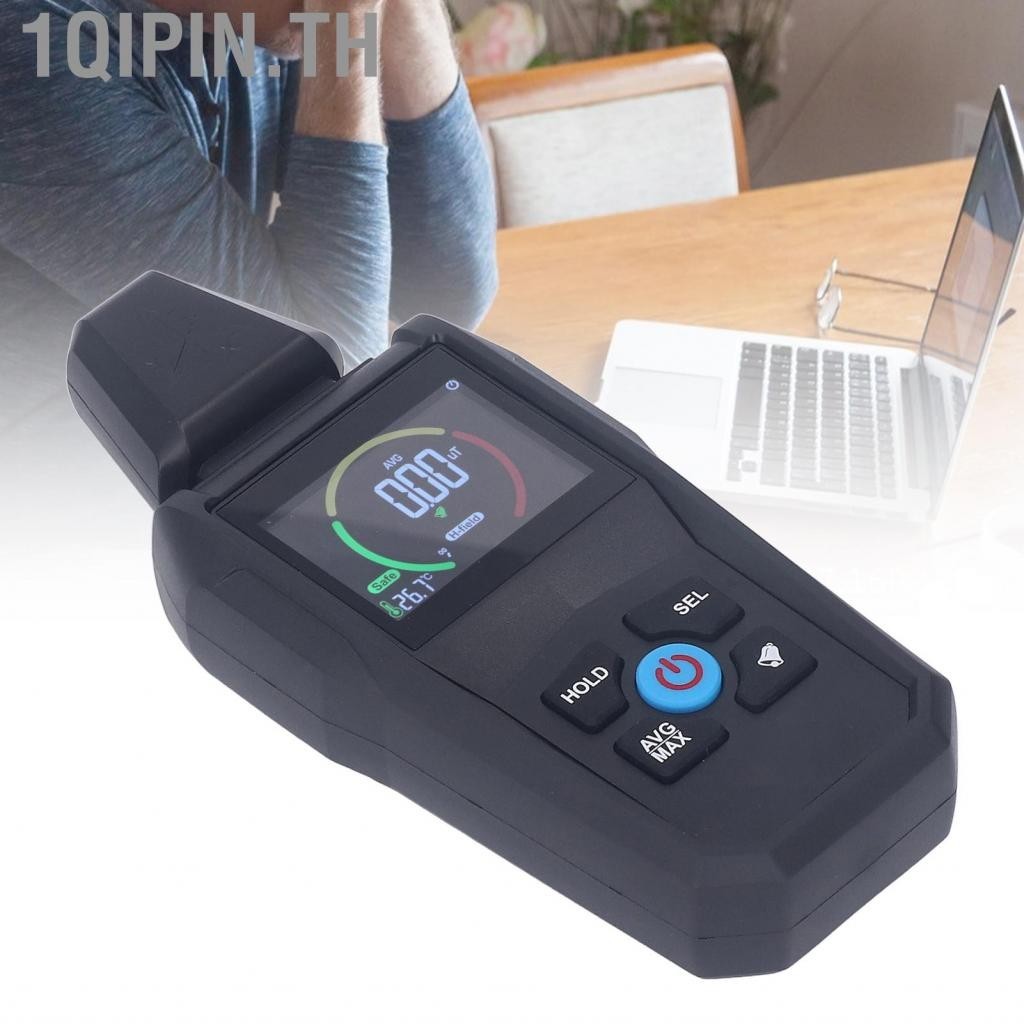1qipin.th EMF Meter High Accuracy Sound Light Alarm LCD Backlit Display ...