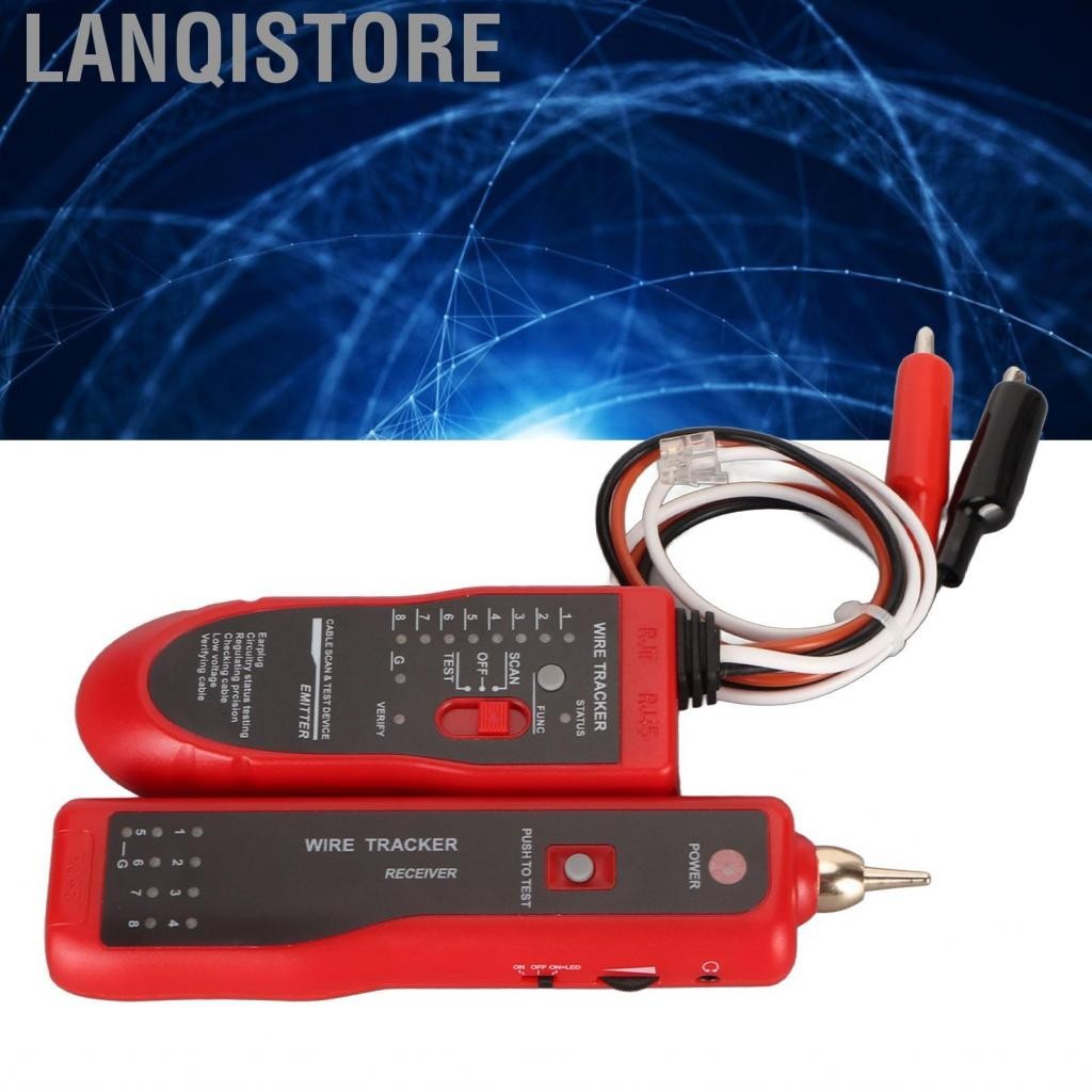Lanqistore RJ45 เครื่องทดสอบ Wire Tracer ใช้งานง่ายชีพจรหลายความถี่ที่ ...