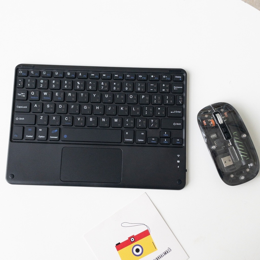 MINGBO คีย์อร์ดเม้าส์ Bluetooth สําหรั Android / ios notebook tablet ไอ ...