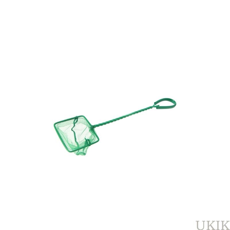Ukik Aquarium Fishing Net 4 นิ้วตาข่ายละเอียดพร้อมที่จับสบายสีเขียว ...