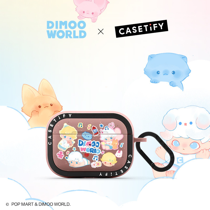 Dimoo WORLDร่วมแบรนด์เหมาะสําหรับเคสชุดหูฟังบลูทูธ Apple Airpods 4 เคส ...