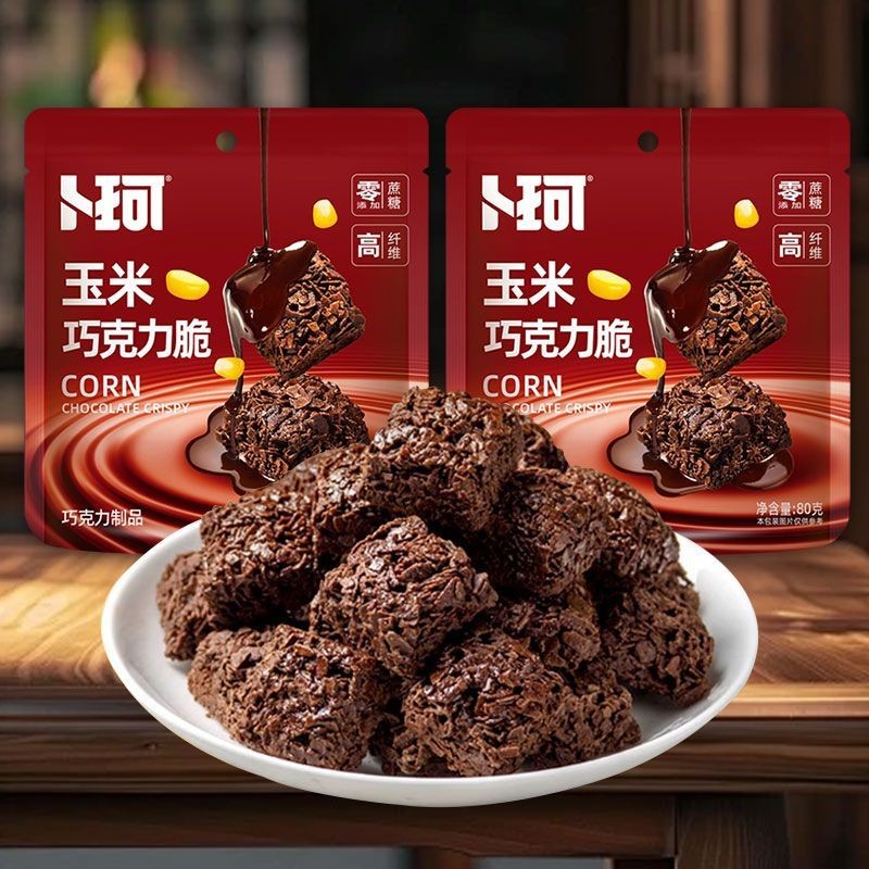 สินค้าใหม่พร้อมสต็อก Buke Chocolate Oatmeal Crisp Corn Chocolate Crisp ...