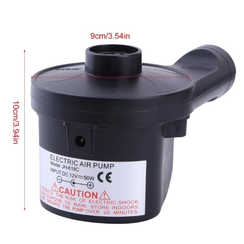 Timi Fast Inflation Pump ปั๊มอากาศไฟฟ้าพร้อมหัวฉีด 3 หัวฉีด Fast ...