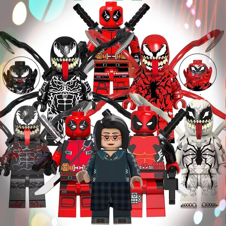 ภาพยนตร ์ มินิตัวละคร Super English Series Venom Serum Deadpool ...