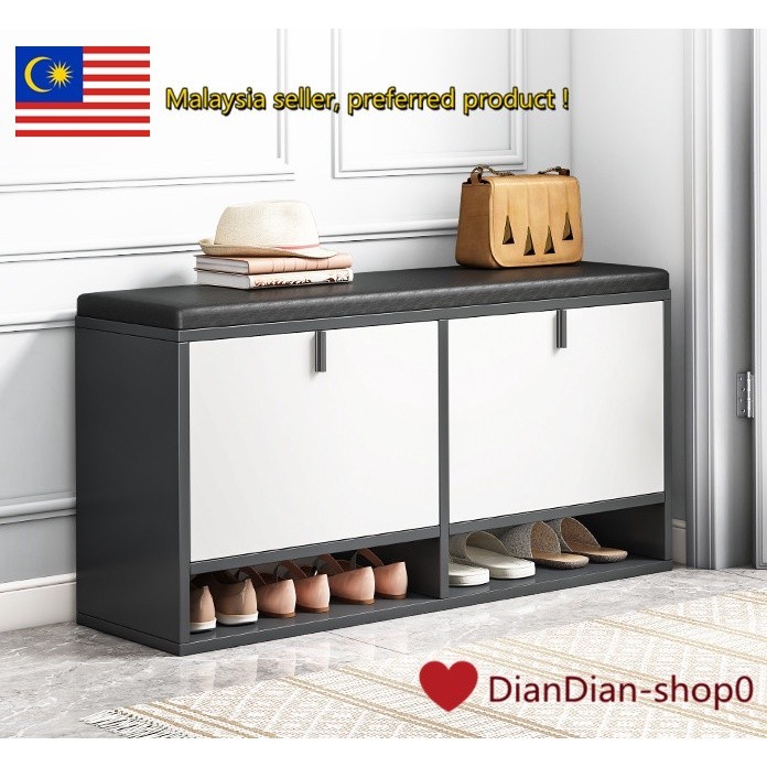 Sofa Shoe Rack Shoe Cabinet Single Layer With Seat Cushion Bench With ...