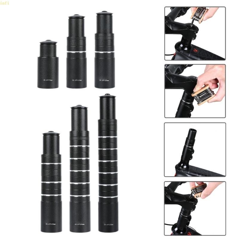 Infi จักรยาน Handlebar Extenders Stem Handlebar ความสูงอะแดปเตอร์ ...
