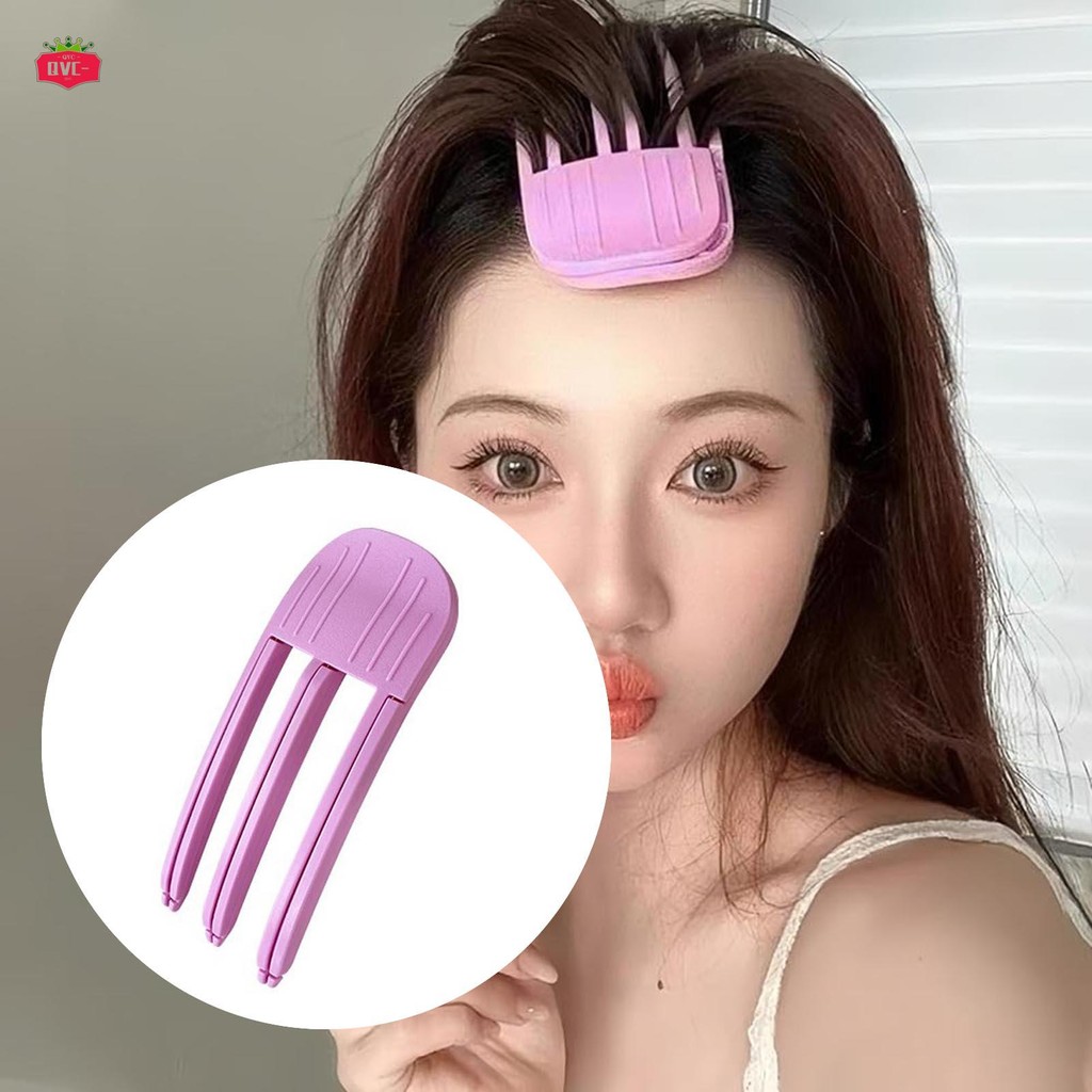 Simple Traceless Hair Fluffy Combs DIY เครื่องมือจัดแต่งทรงผมเกลียว ...