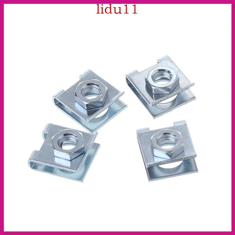 Lid ป้ายทะเบียนรถยนต์คลิปคงที่ U-Type Fastener Nuts สกรูโลหะ Retainers ...