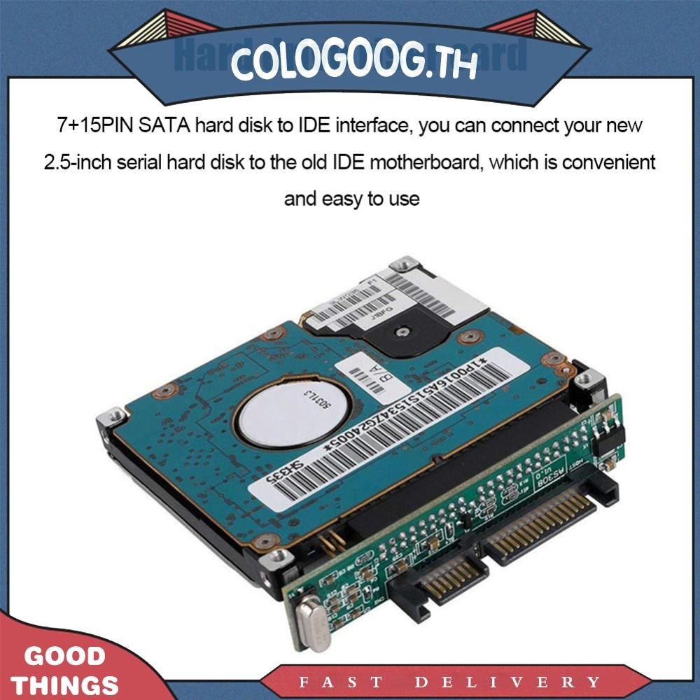 2.5in SATA to IDE SSD การ์ดอะแดปเตอร์ Mini 7 +15-Pin ถึง 44 พินตัวแปลง ...