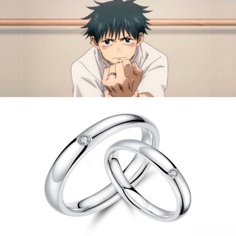 Anime Surrounding Spell Battle Ring for Girls New Couple Simple Open ...