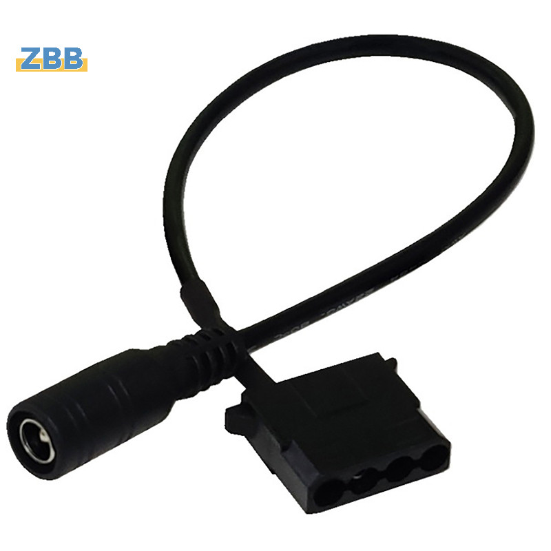 Zbb> DC 5521 ถึง Molex 4 Pin Power Supply อะแดปเตอร์สําหรับพัดลม ...