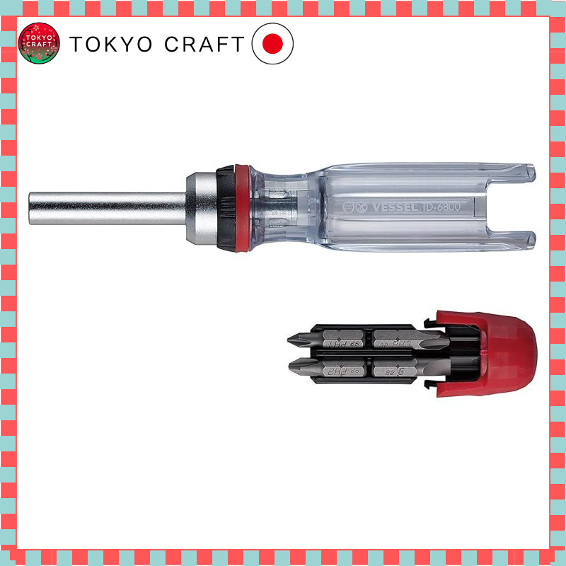 【direct from Japan】 VESSEL Ratchet Screwdriver Set with Bits (Multiple ...