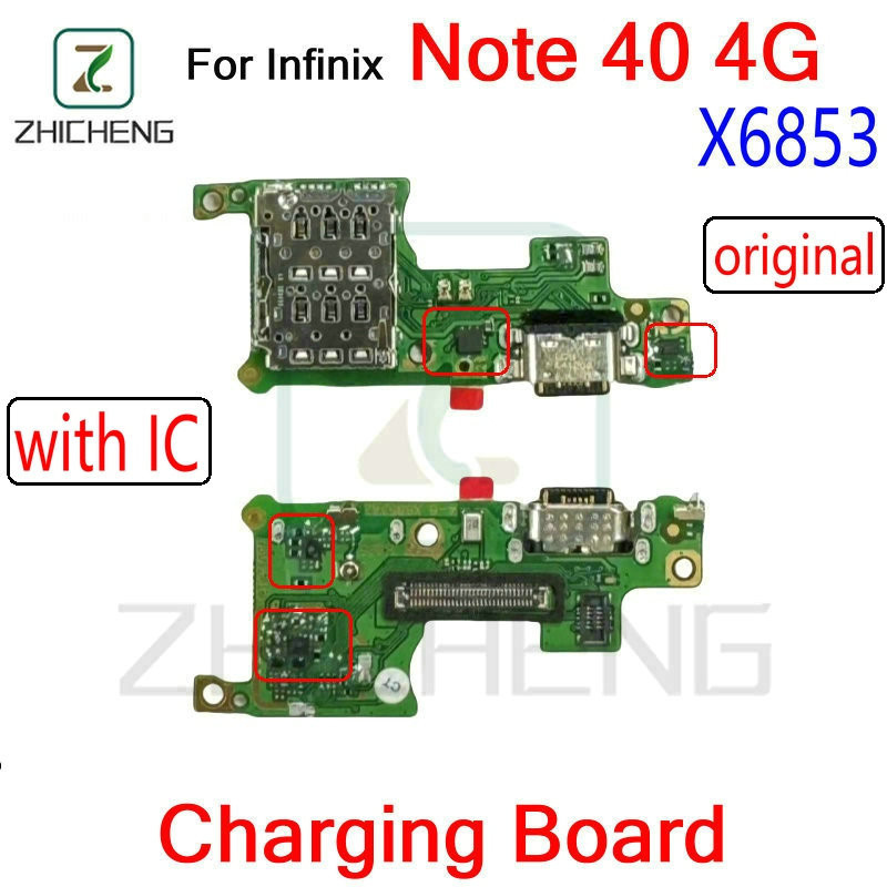 สําหรับ Infinix note 40 4G X6853 note 40 pro 4G x6850 Original พร้อม IC ...