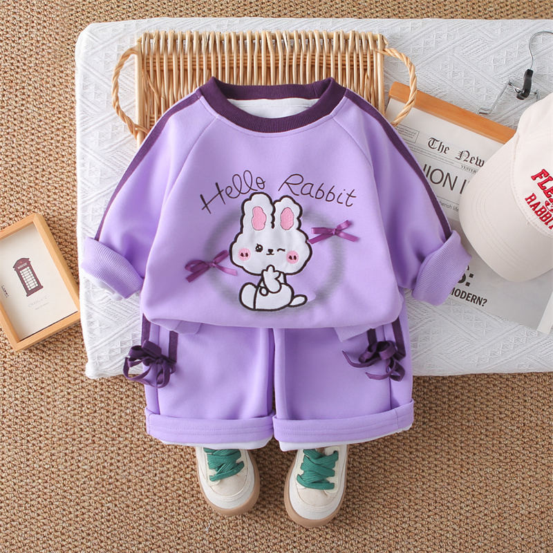 Purple cotton bunny foto 2