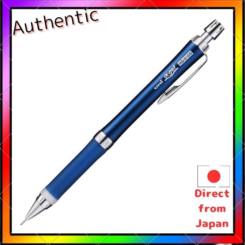Uni Alpha Gel Slim Mechanical Pencil 0.5mm - Navy Uni Alpha Gel Slim ...