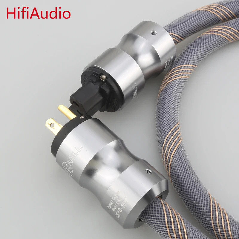Cavo Alimentazione HiFi Con Connettori Placcati Rame Rosso - Spina USA C13