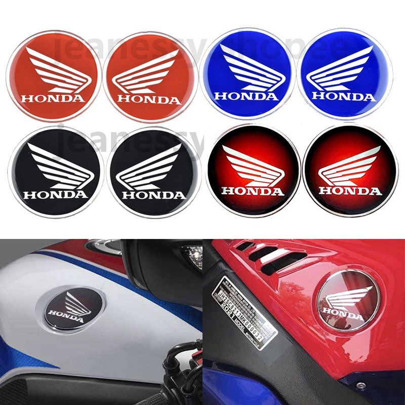 * พร้อมส่ง * 3D Gel + ชุบโลหะผสม Honda Motorcycle Fuel Tank Logo ...