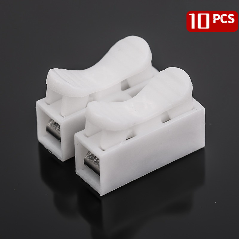 10/20pcs Push Type Terminal CH2 ฤดูใบไม้ผลิเชื่อมต่อ 0.5-2.5mm2 เหมาะ ...