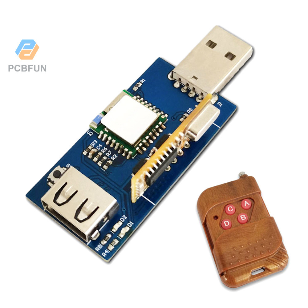 Pcbfun โมดูลรีเลย์ USB USB อัจฉริยะสวิทช์ควบคุม 1 ช่อง USB 5V RF/APP ...