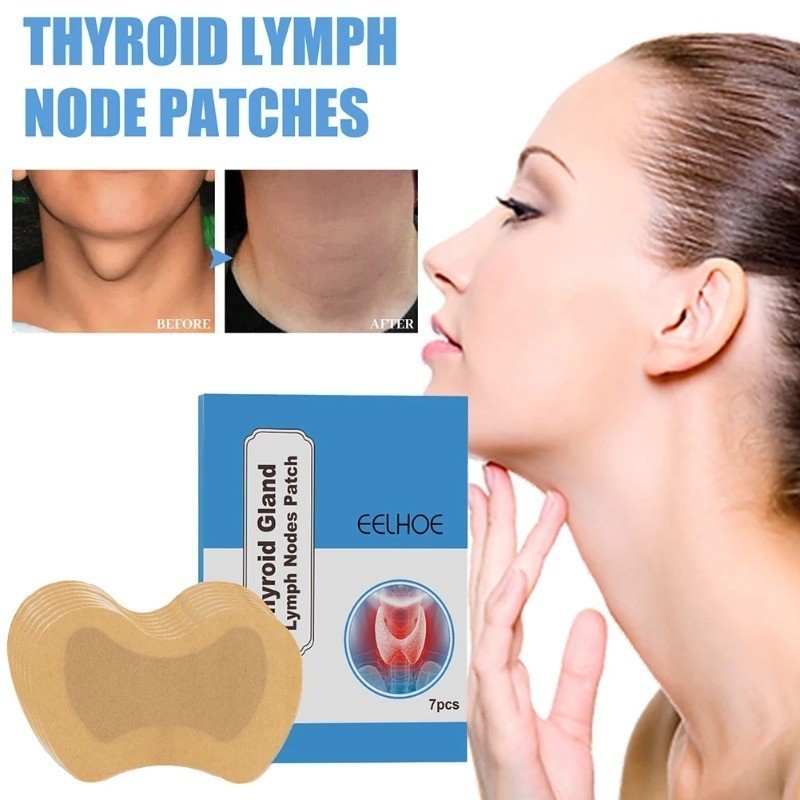 7 ชิ้น/กล่อง Thyroid Lymph Node Patch ที่มีประสิทธิภาพ Thyroid Lymphขุด ...