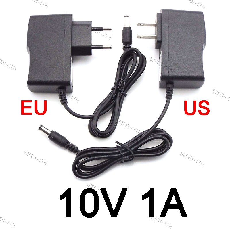 10v 1A AC DC Power supply อะแดปเตอร์ปลั๊ก Converter 10 โวลต์ 1000ma ...