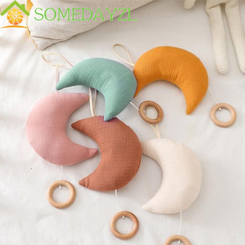 Somedayzl Cotton Kid Comfort Toy, Battery-free Pull Rope Baby Bed Bell ...