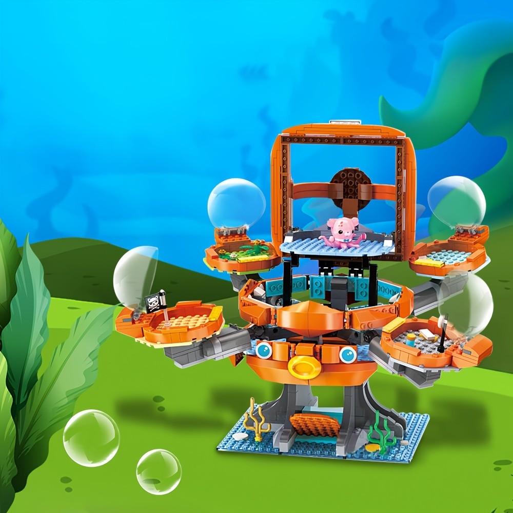 Octonauts Building Blocks 698 ชิ้น - Octopod Castle Playset พร้อมตัว ...