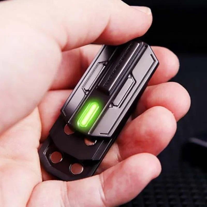 Fidget Roller Pulse Pushing Card EDC ของเล่นโลหะกลแม่เหล็กความเครียด ...