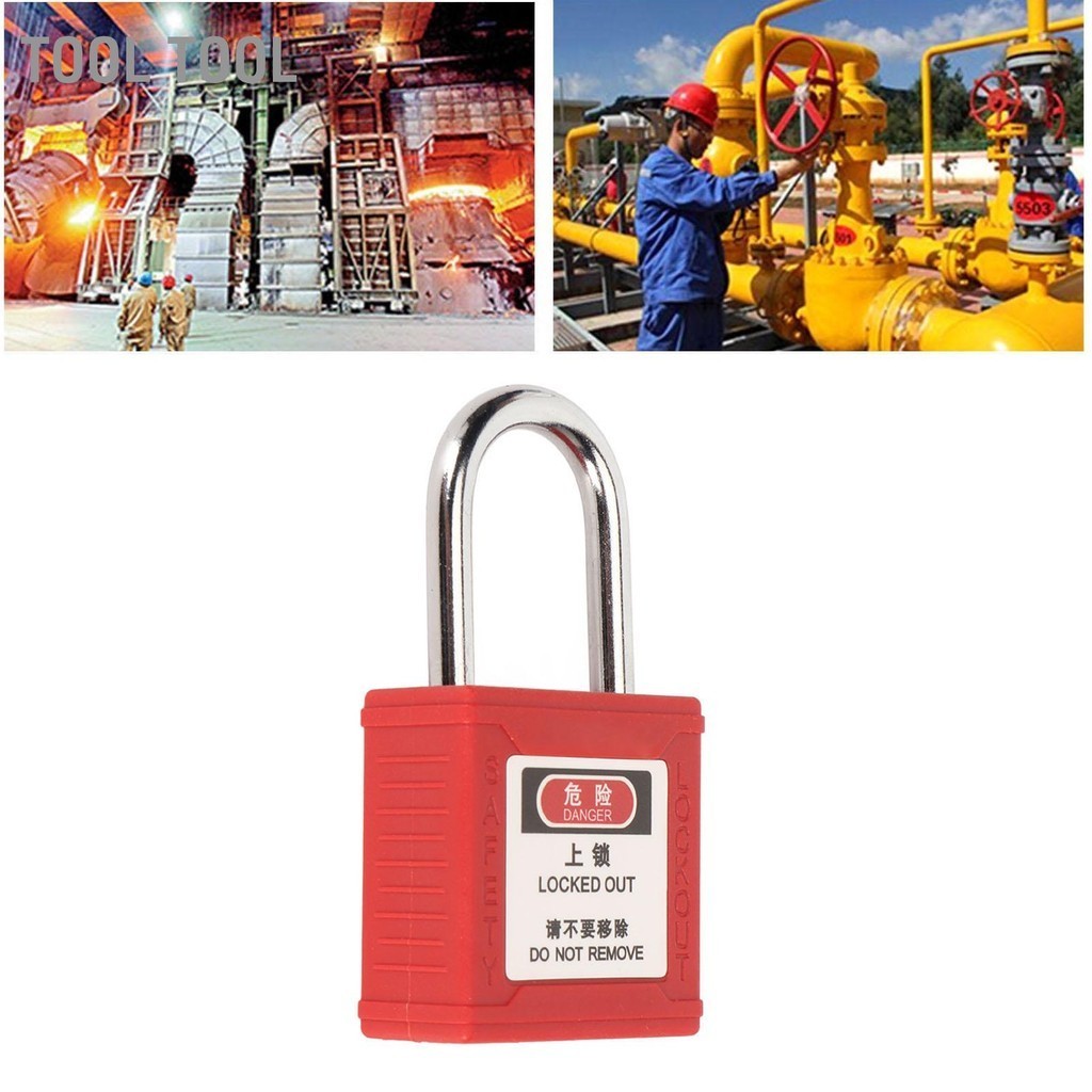 Tool Lockout Tagout ล็อคกุญแจนิรภัย Loto ไฟฟ้าสีแดงสำหรับการปิดอุปกรณ์ ...