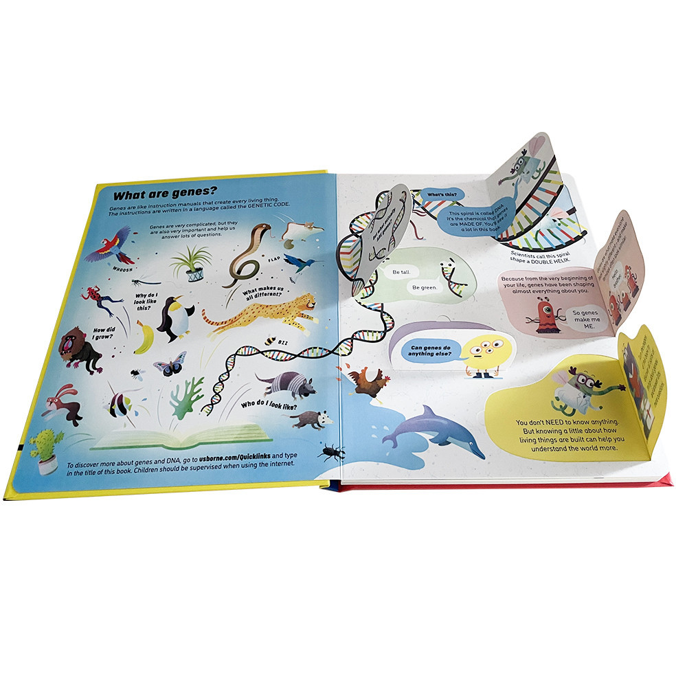 Usborne See Inside Genes and DNA Montessori Educational English Book ...