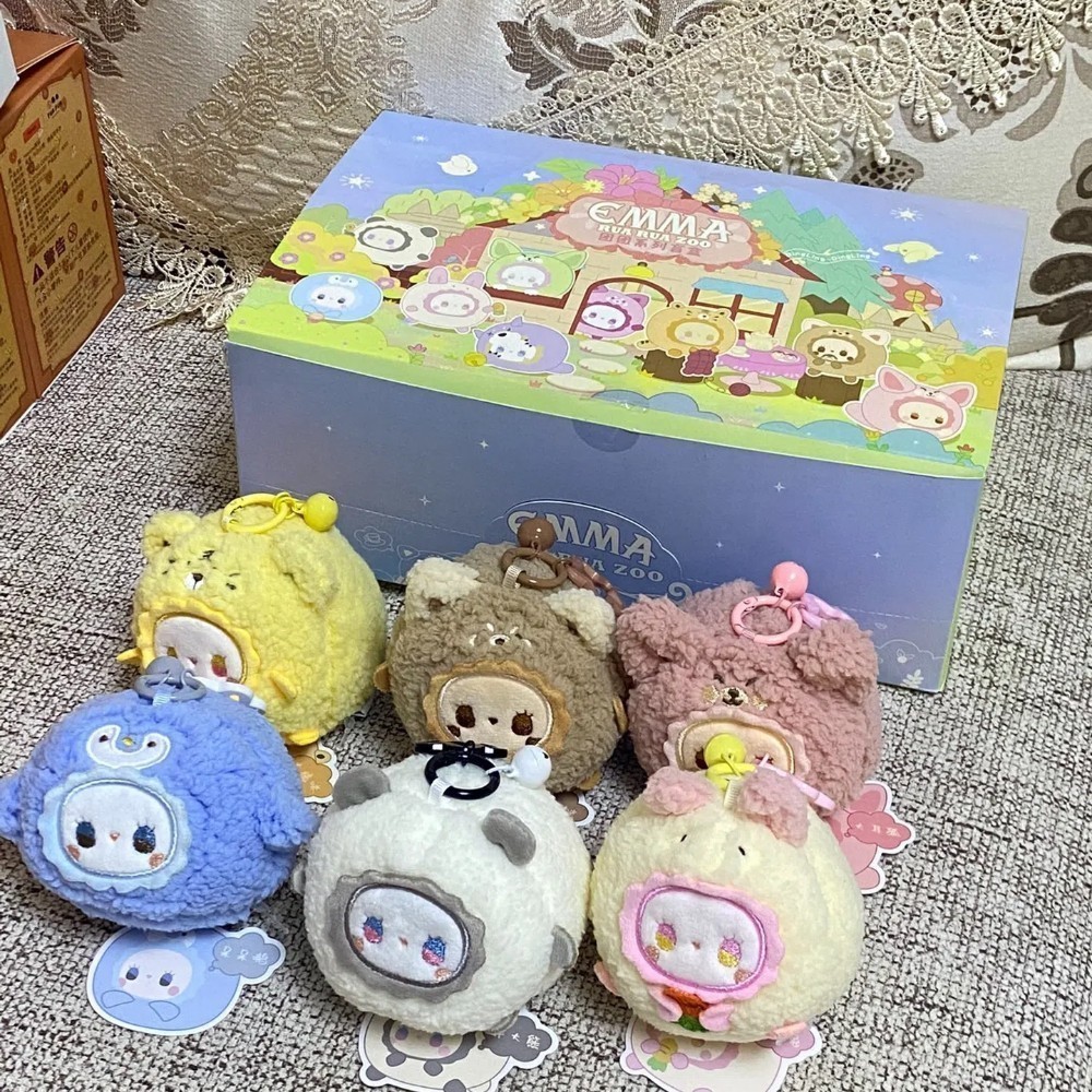 (TH จัดส่ง 1 วัน) Emma Rua Rua Zoo จี้ตุ๊กตา กล่องตาบอดตุ๊กตา ของแท้ ...