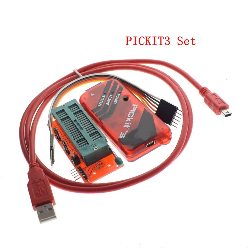 โปรแกรมเมอร์ PICIT3 + PIC ICD2 PICKIT 2 PICKIT 3 อะแดปเตอร์การเขียน ...