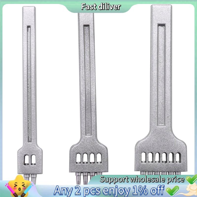 Hj-leather Craft Round Hole Packing Iron Chisel Head ที่ถอดออกได้เย็บ ...