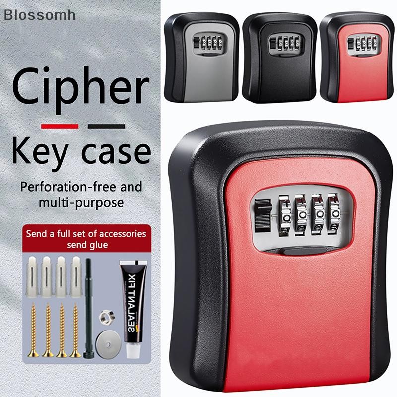 Blossomh Key Keeper Combination Lock กล่องเก็บของติดผนัง Easy To Fix ...