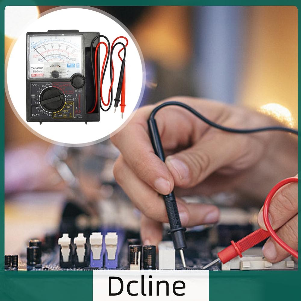 Analog Multitester DC 1000V Voltage Current Tester Handheld Pointer ...
