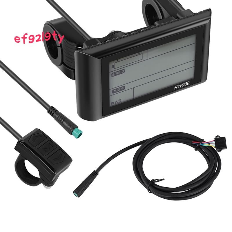 SW900 เมตรจักรยานไฟฟ้า จอแสดงผล LCD สำหรับจักรยานไฟฟ้า | Shopee Thailand